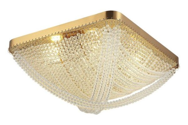 Ceiling chandelier STILFORT Marelli 12 sq.m., 60x21x60 cm, E14