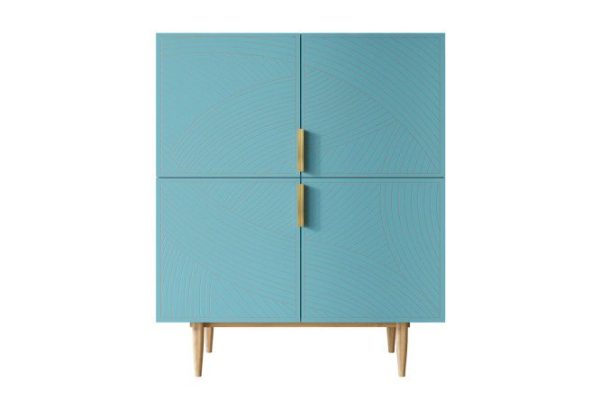 Large Line chest of drawers with 4 doors