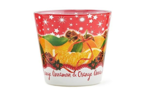 Candle in a glass Christmas spices 8.3 cm