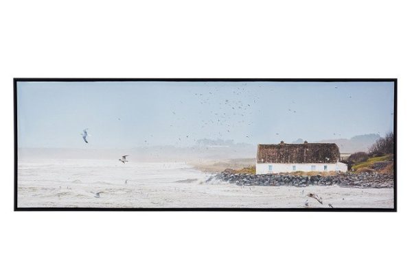 Reproduction in frame House by the sea 2 153x53 cm
