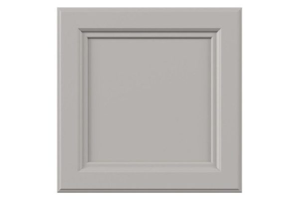 Decorative panel Gloria for wall cabinets 35.9x36 cm, color gray silk