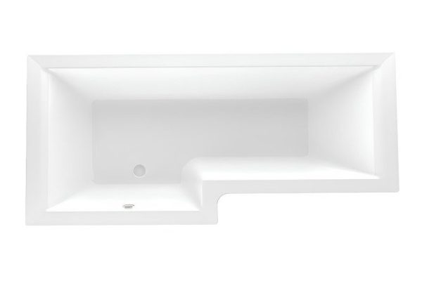 Bathtub Marka One Linea L, white 165x85 cm