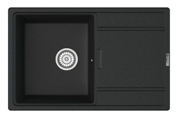 Kitchen sink POINT Laura 78 PN3005B, black 78x50x21.5 cm