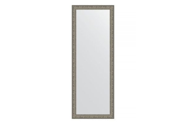 Wall mirror in a baguette frame EVOFORM BY 3104 vignette aged silver 54x144 cm
