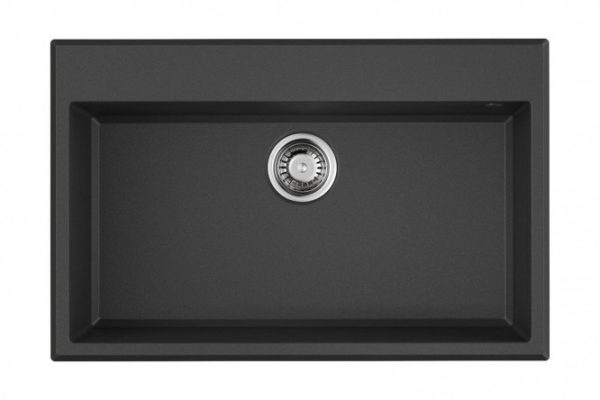Inset sink OMOIKIRI Tedori 79-BL 4993948, black 79x51x20 cm