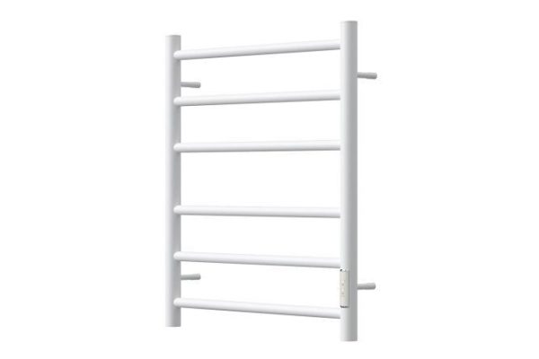 Electric heated towel rail POINT Aurora P6, white PN10856W 53.2x60x8.7 cm