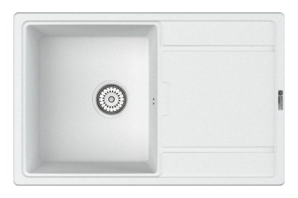 Kitchen sink POINT Laura 78 PN3005W, white 78x50x21.5 cm