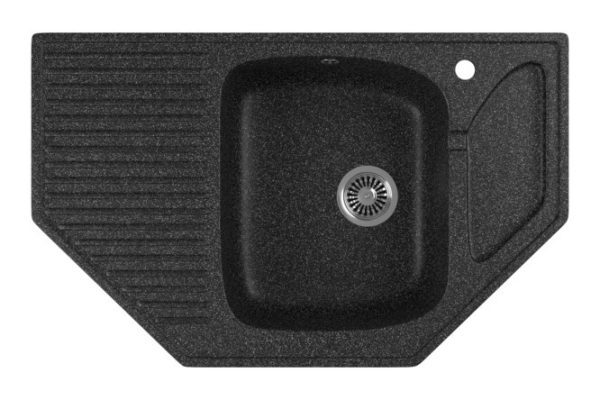 Inset sink with drainer GreenStone GRS-10 308 50x80x17 cm