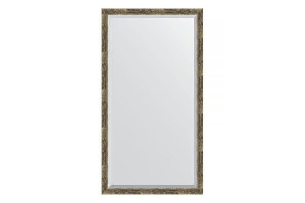 Floor mirror with bevel in a baguette frame EVOFORM BY 6145 old wood with weaving 108x198 cm