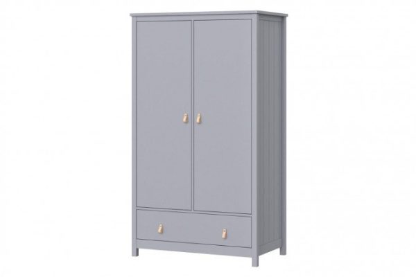 Wardrobe 2 doors Wood 107x187.8x61 cm