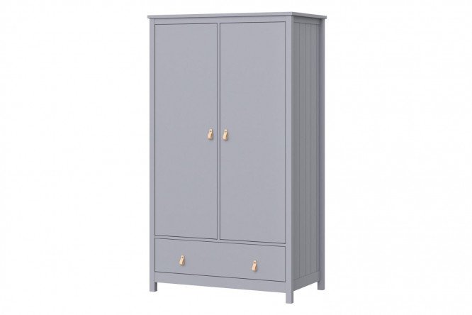 Wardrobe 2 doors Wood 107x187.8x61 cm