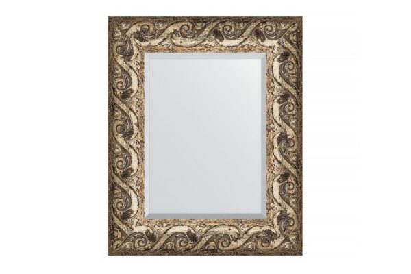 Wall mirror with bevel in a baguette frame EVOFORM BY 1371 fresco 46x56 cm