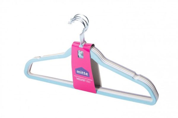 Set of clothes hangers MITTE Velvet 5 pcs.