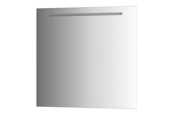 Wall mirror with built-in LED lamp EVOFORM Ledline BY 2105 80x75 cm