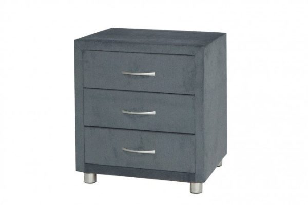 Bedside table with three drawers Twist