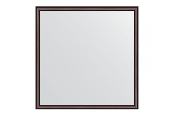 Wall mirror in a baguette frame EVOFORM mahogany 68x68 cm