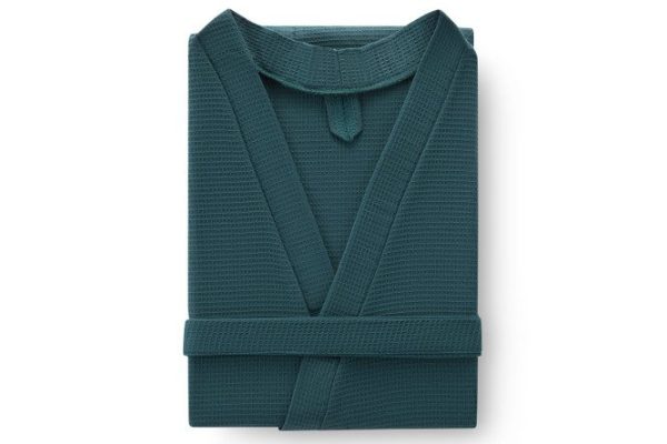 Unisex bathrobe EVIO Waffel waffle 50-52, 105 cm