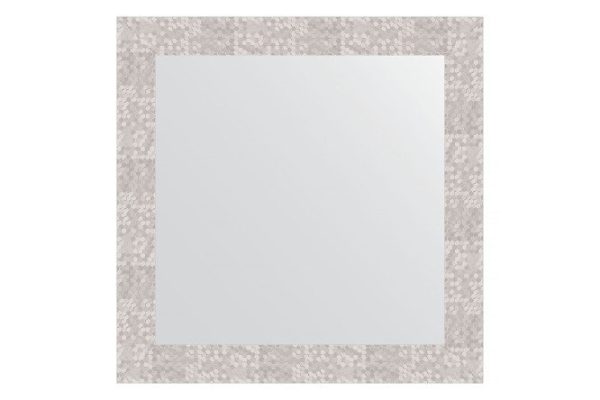 Wall mirror in a baguette frame EVOFORM honeycomb aluminum 76x76 cm