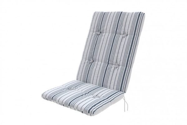 Cushion for garden furniture Relax S white, gray 50x4x100 cm