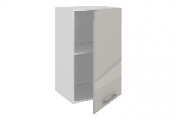 Front for Amika cabinet 44.6x71.6 cm, pearl gray glossy color