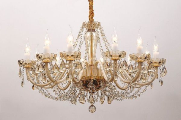 Hanging chandelier FAVOURITE Brandy 24 sq.m., 81x150x81 cm, E14