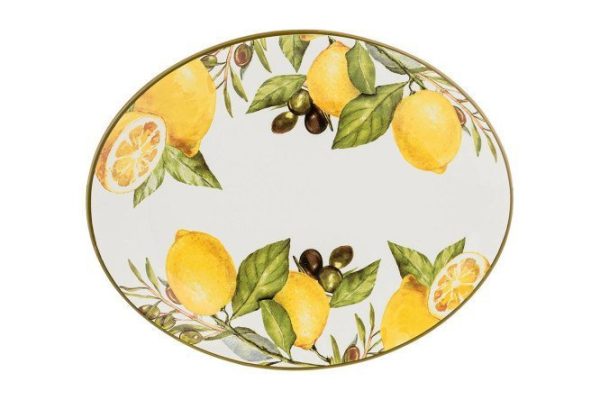 Serving dish Lemon Tri Ceramics
