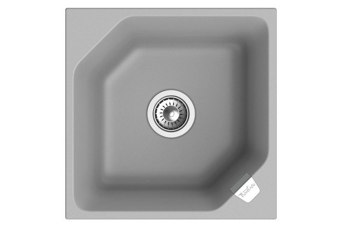 Built-in sink RIVELATO Locus LS-50 50x50x20 cm