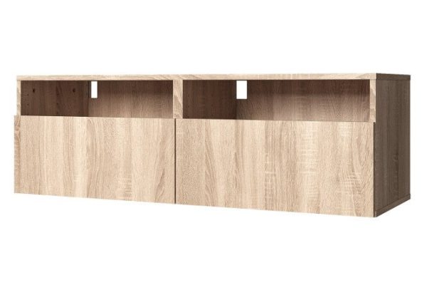 Cabinet with drawers and shelf Oscar 120x38 with closers, Sonoma oak