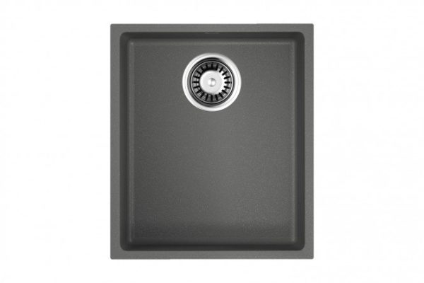 Inset sink OMOIKIRI Bosen 38-U-PL 4993230, platinum 38x44x20 cm