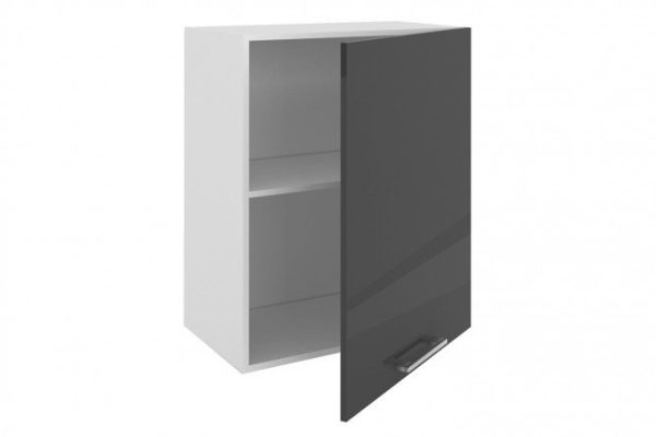 Front for Amika cabinet 59.6x71.6 cm, color black graphite