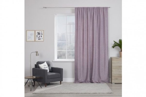 Curtain ESTUDI BLANCO Dora 180x280 cm, 1 piece, gray, lilac