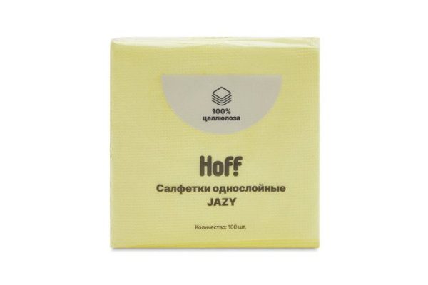 Single-layer napkins Jazy 100 pcs.