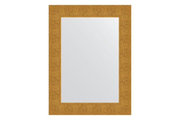 Wall mirror in a baguette frame EVOFORM Embossed gold 60x80 cm