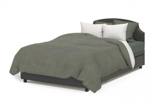 Charm ottoman with lifting mechanism chocolate brown color 160x198 cm