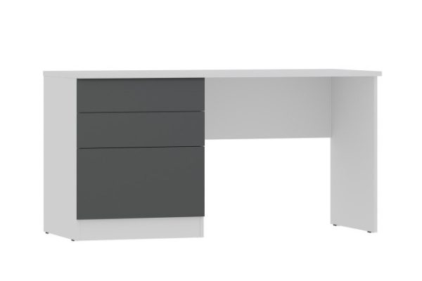 Desk with 3 drawers Oscar mini with push-to-open 145x75x60 cm