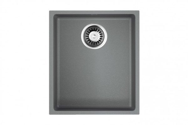 Inset sink OMOIKIRI Bosen 38-U-GR 4993538, gray 38x44x20 cm