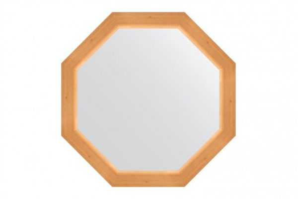 Wall mirror in a baguette frame EVOFORM Octagon BY 3986, pine 66x66 cm