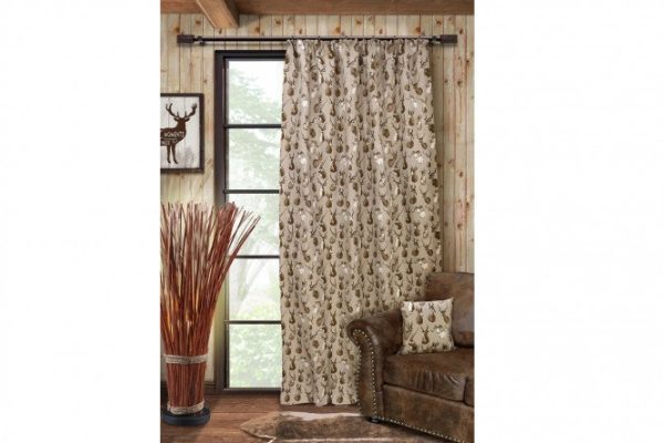Curtain Talento 276x270 cm, 1 piece, brown