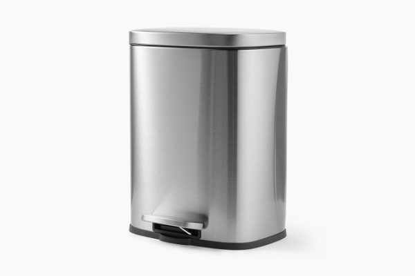 Waste bin with lid BERKRAFT Compact 28.6x38.4x25.2 cm, 12 l