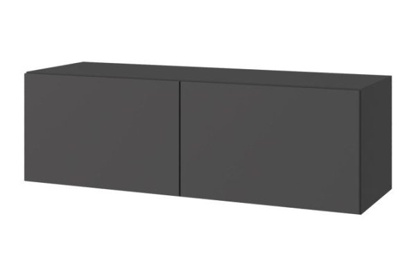Cabinet Oscar Line 120x40x40 cm, 2 drawers, anthracite