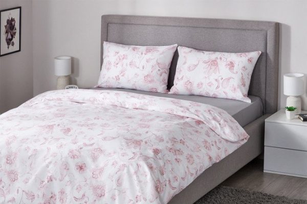 Bed linen set MICASA Kyss Cotton 150x200 cm, 1.5 sleeping