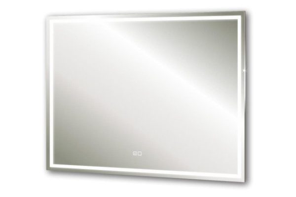 Illuminated mirror Libya FR-00002240 with double heating 100x80x3 cm