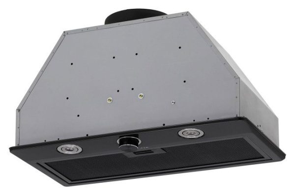 Hood KRONAsteel Sven 600 KRHD241 black one knob color black, 52.5x25x29 cm