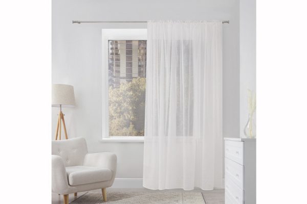 ESTUDI BLANCO Allegra tulle 300x260 cm, 1 piece, white, beige