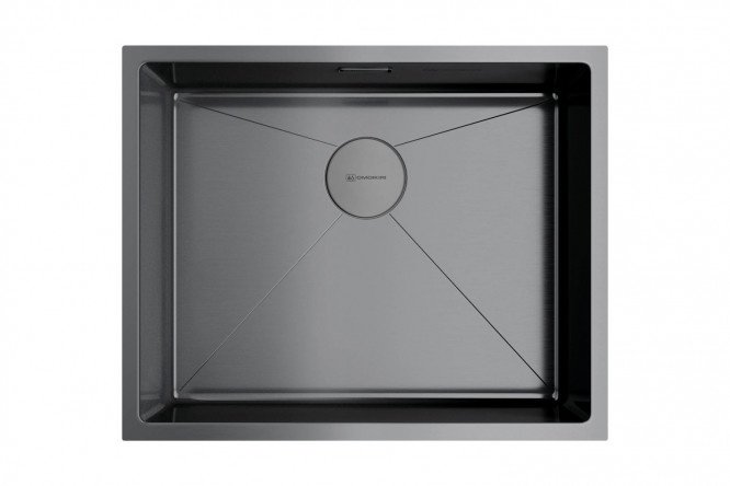 Inset sink OMOIKIRI Taki 54-U/IF-GM 4973107, burnished steel 54x44x20 cm