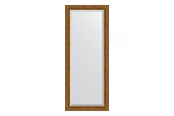 Floor mirror with bevel in a baguette frame EVOFORM BY 6129 etched bronze 84x204 cm