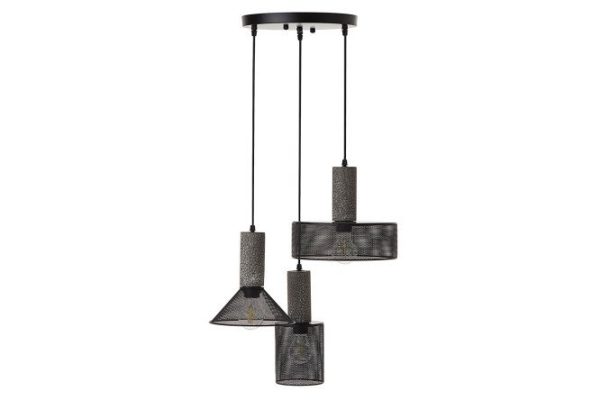 Hanging lamp Hall Iron loft 18 sq.m., 50x120x50 cm, E27
