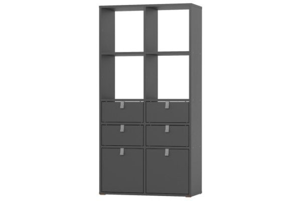 Rack 8 sections Bricks anthracite