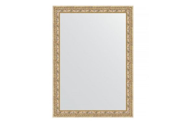 Wall mirror in a baguette frame EVOFORM gold leaf 72x92 cm
