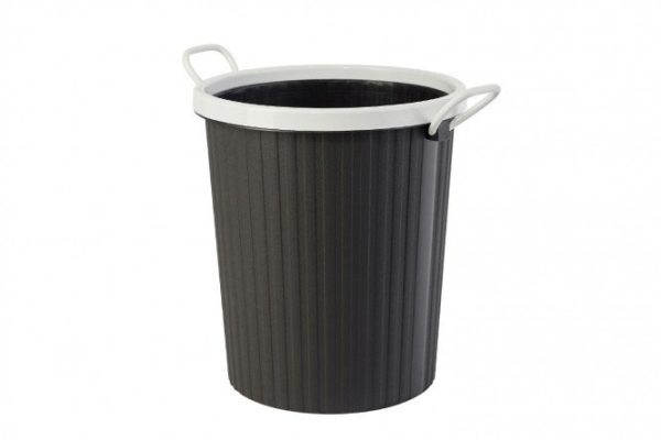Waste bin HDB-036 with handles and removable rim 24.5x28x24.5 cm, 9 l
